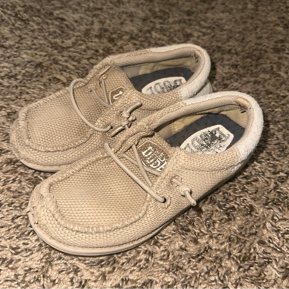 Hey Dude Kids Moccasins in Beige